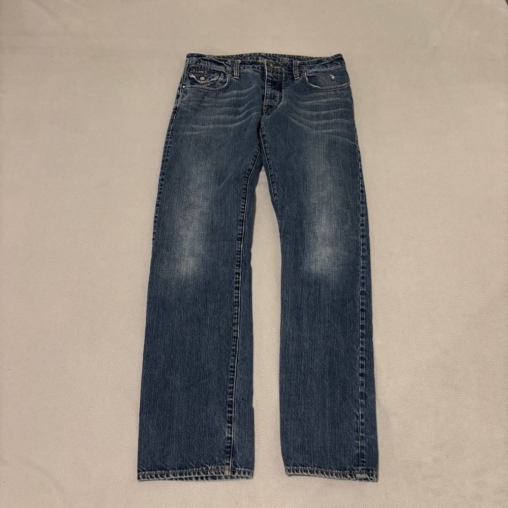 G-Star‎ Raw Morris Low Straight Mens Jeans Blue Medium Wash 32x34 Button Fly